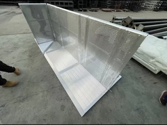 حواجز الحشود الألومنيوم التحكم في الحشود موجو حواجز المسرح الخرساني حفلات موسيقية