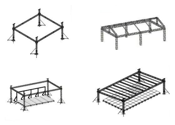 Aluminum Alloy Stage Roof Truss System Strong And Adaptable