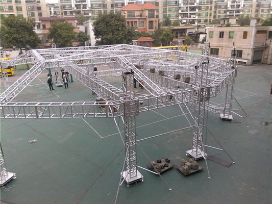 Aluminum Alloy Square Truss Stage Lighting Truss Systems